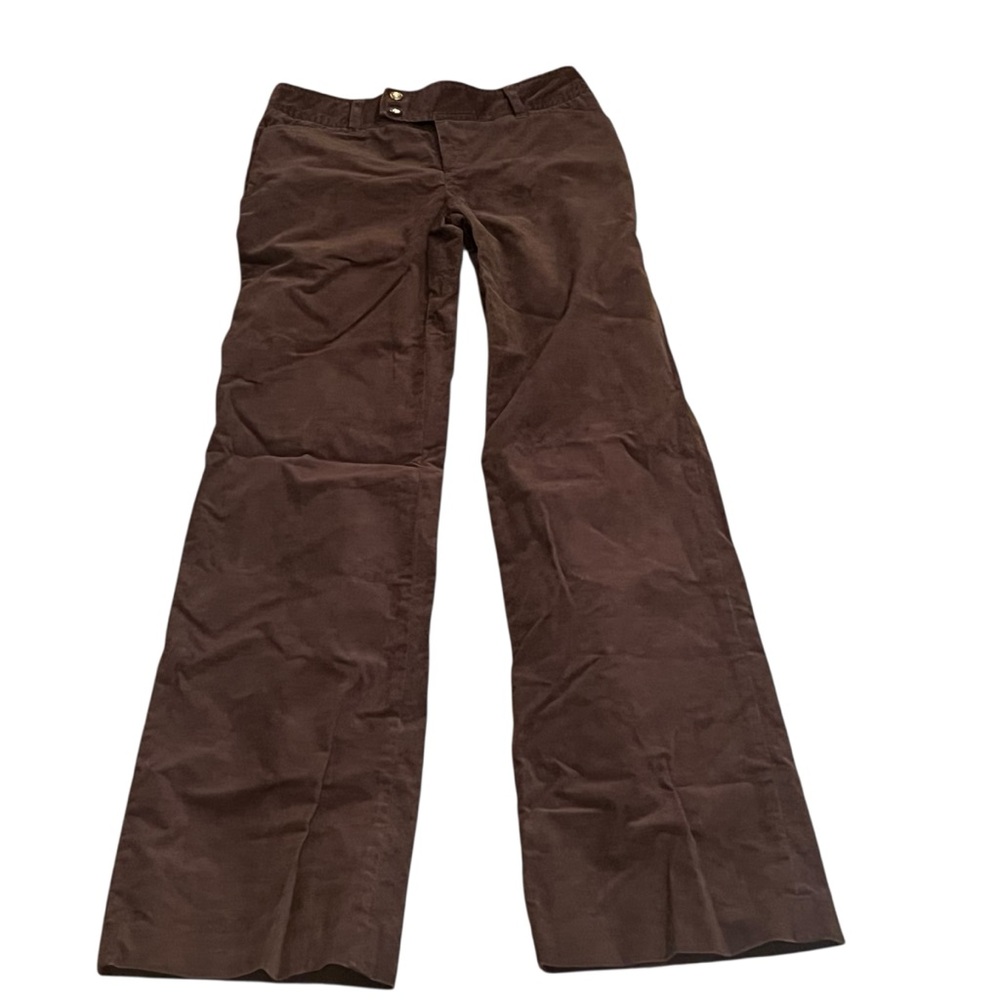 Lilly Pulitzer Brown Palm Beach fit Corduroy Pants. Size 0